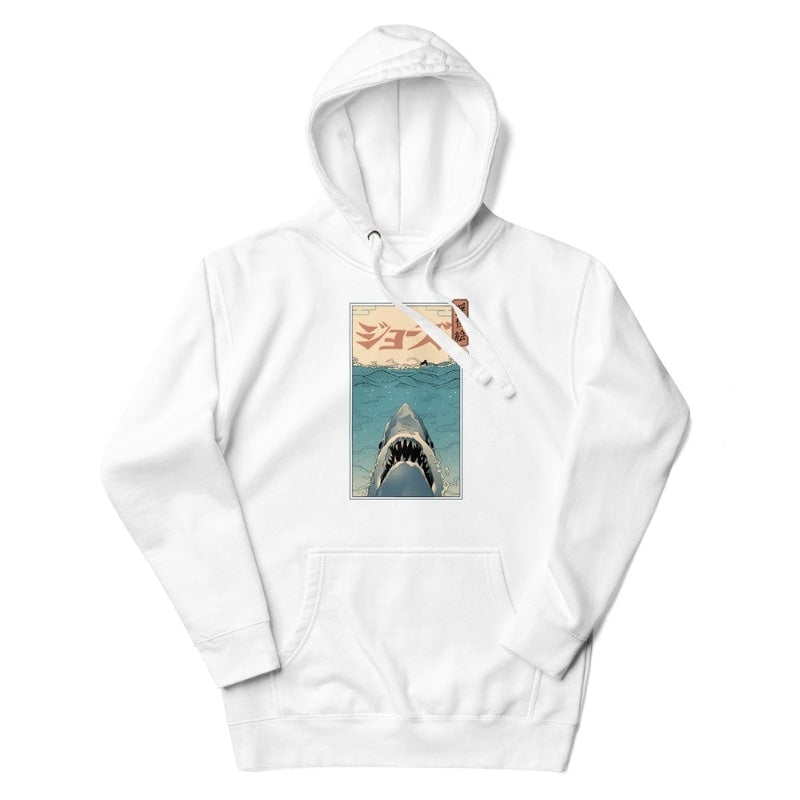 Japońska bluza Ukiyo e Shark Attack S