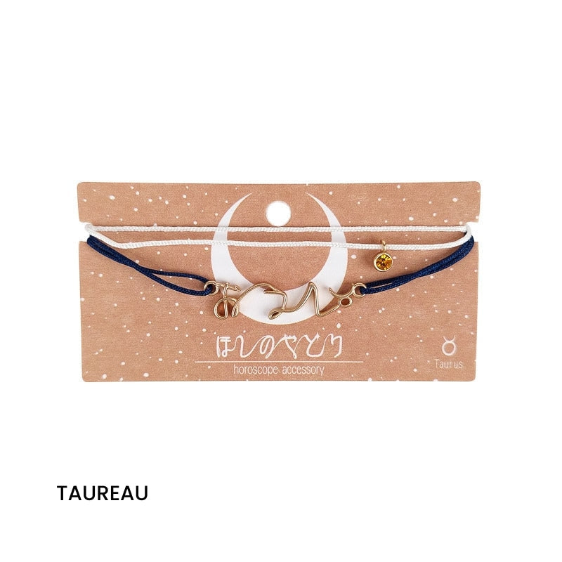 Japońska bransoletka zodiaku Taureau