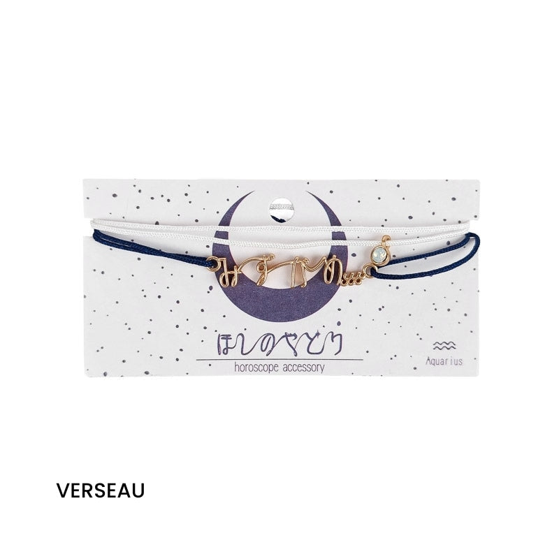 Japońska bransoletka zodiaku Verseau