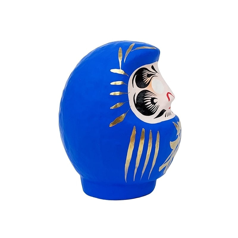 Japońska Daruma niebieska od 9 do 15 cm