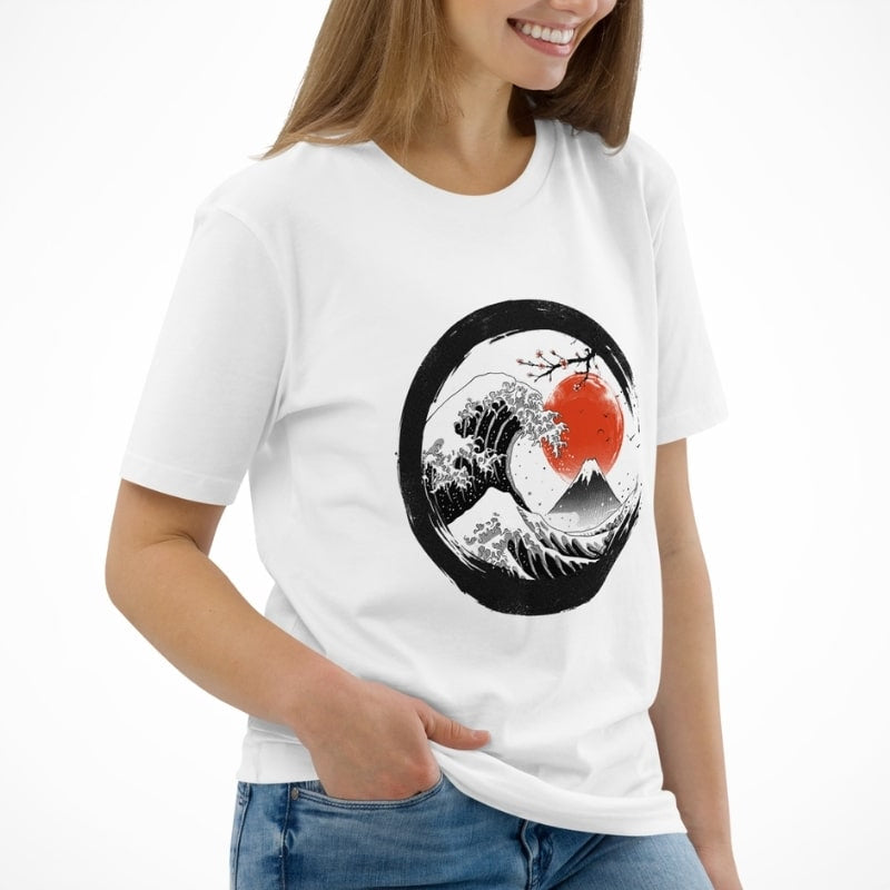 Japońska koszulka Enso Kanagawa