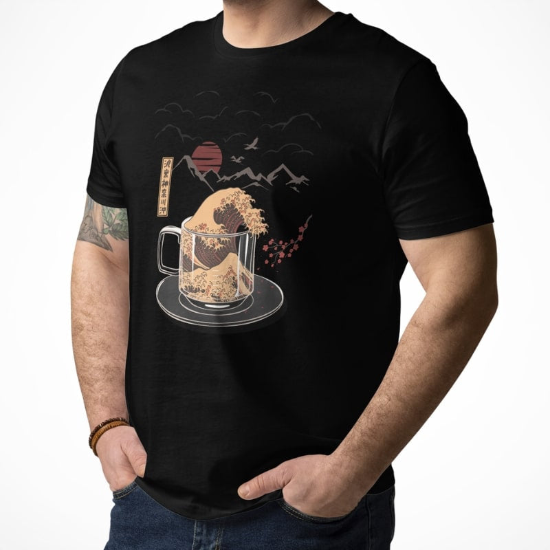 Japońska koszulka Kanagawa Coffee