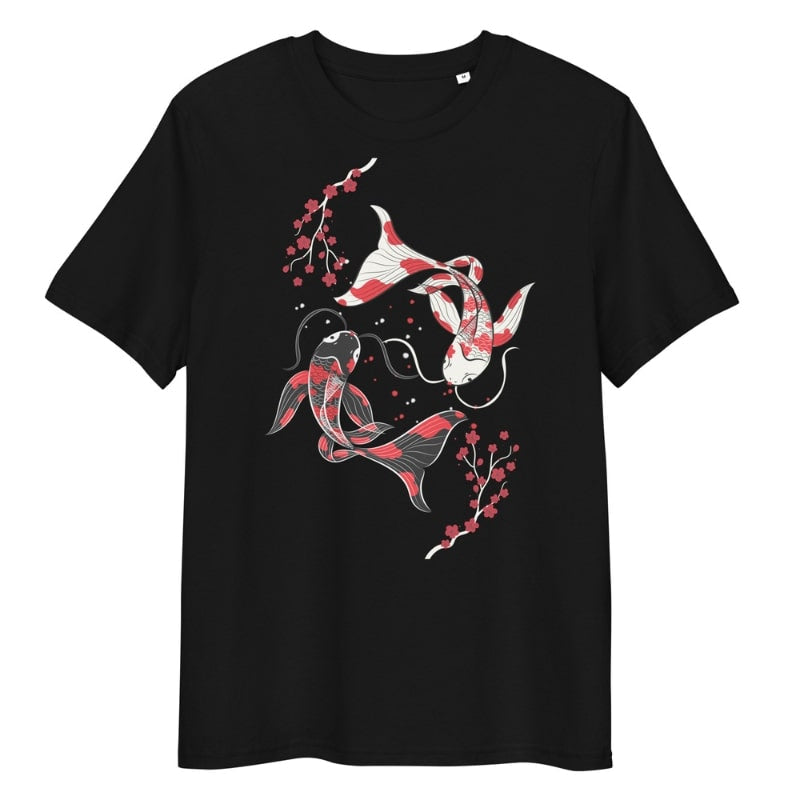 Japońska koszulka Sakura Koi S / Noir
