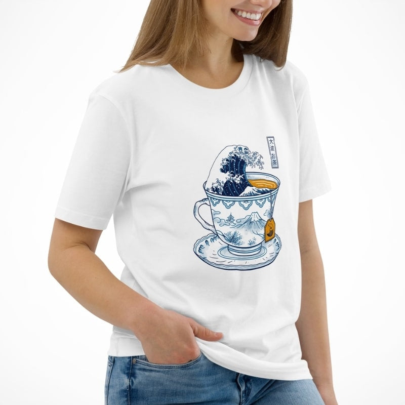 Japońska koszulka The Great Tea of Kanagawa