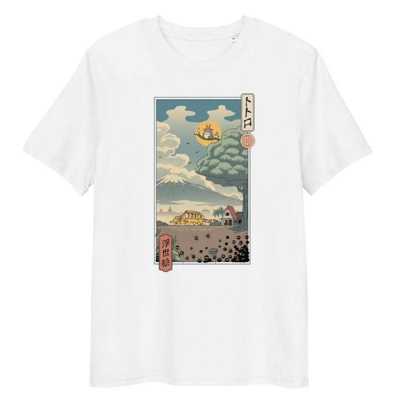 Japońska koszulka Ukiyo e Strażnicy Lasu S / Blanc