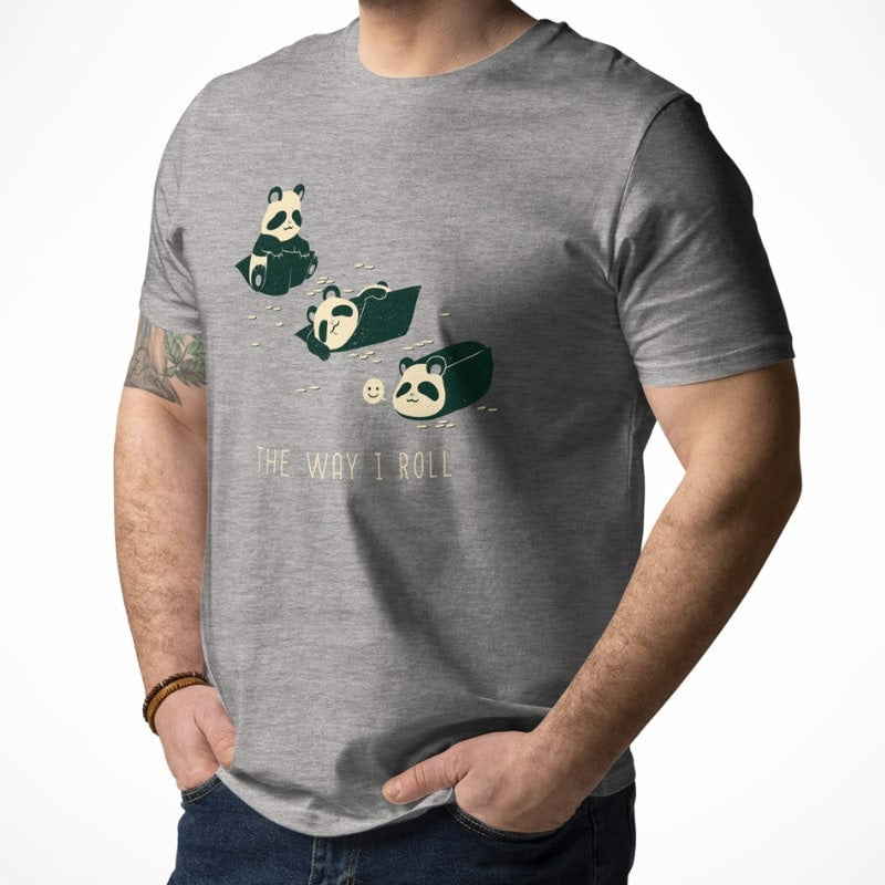 Japońska koszulka z rolką sushi