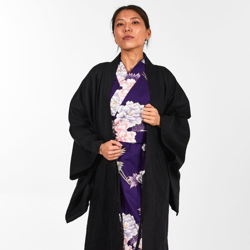 Japońska kurtka Haori unisex Uniwersalny rozmiar