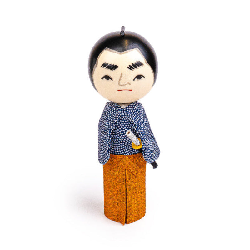 Japońska Laleczka Kokeshi - Samuraj