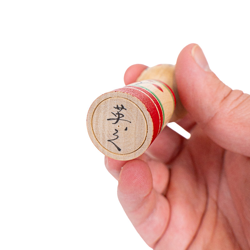Japońska Lalka Kokeshi - Umeko Kwiat Śliwy - 7,5 cm