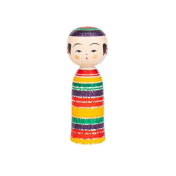 Japońska Lalka Kokeshi - Yajiro Tsukuritsuke - 6 cm