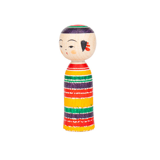 Japońska Lalka Kokeshi - Yajiro Tsukuritsuke - 6 cm
