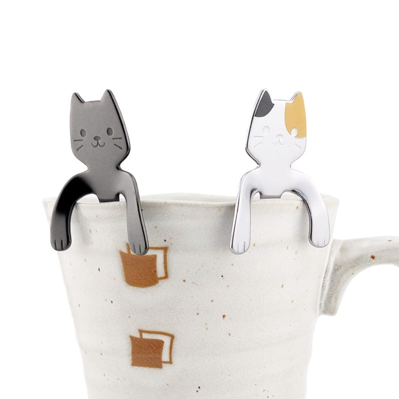 Japońska łyżeczka do herbaty Black Cat