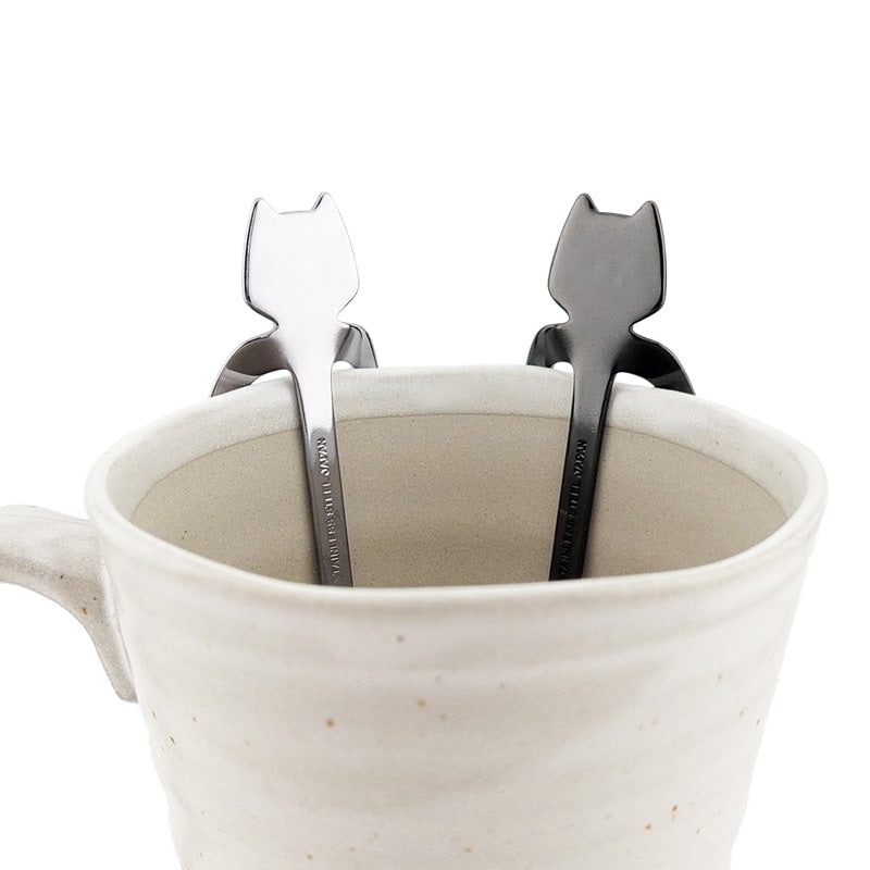 Japońska łyżeczka do herbaty Black Cat