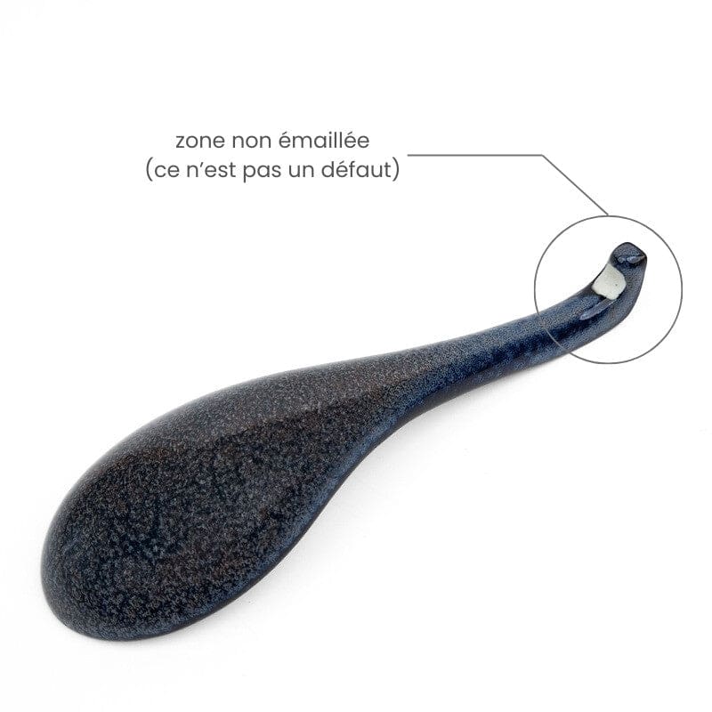 Japońska łyżka do ramenu niebieska