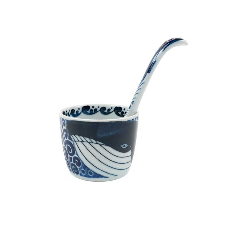 Japońska łyżka do zupy z wieloryba