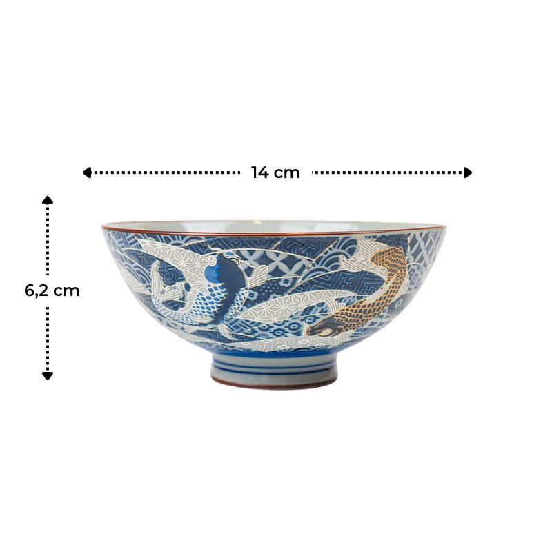 Japońska Miseczka Ceramiczna Karp Koi