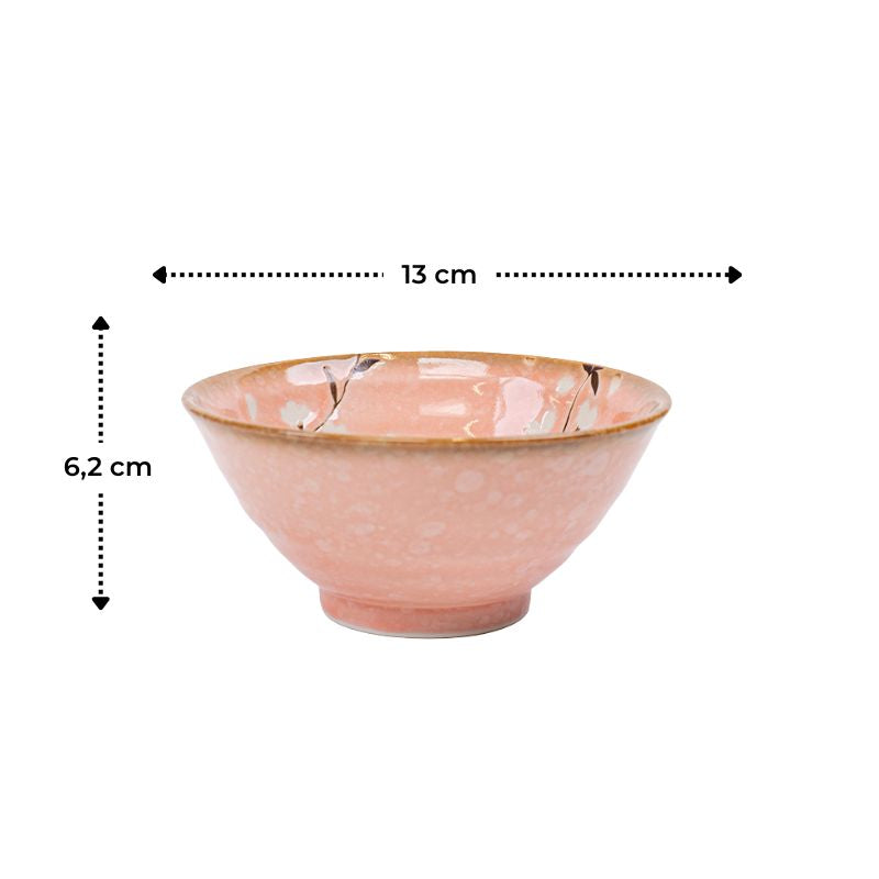 Japońska Miseczka do Ryżu Różowa Sakura