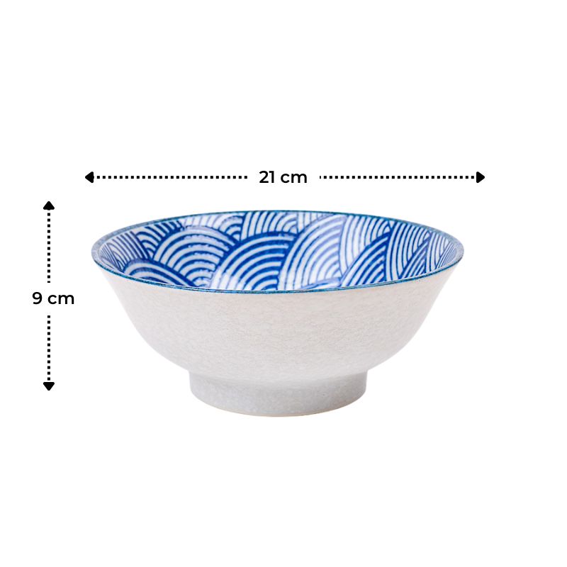 Japońska Miska do Ramen Seigaiha