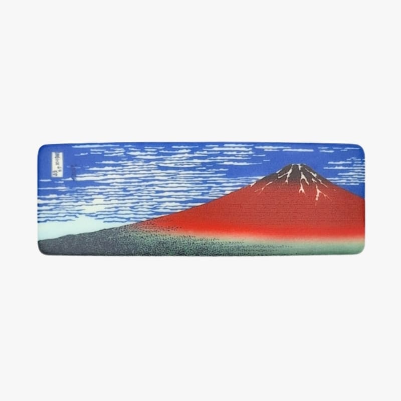 Japońska Spinka do Włosów Mount Fuji Czerwona