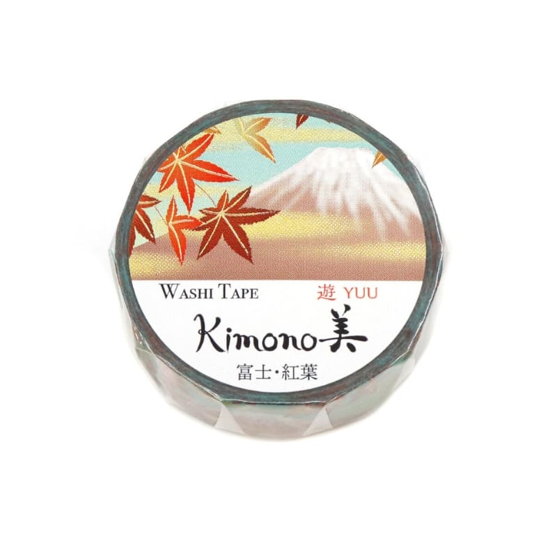 Japońska Taśma Washi Tape - Fuji i Liście Klonu