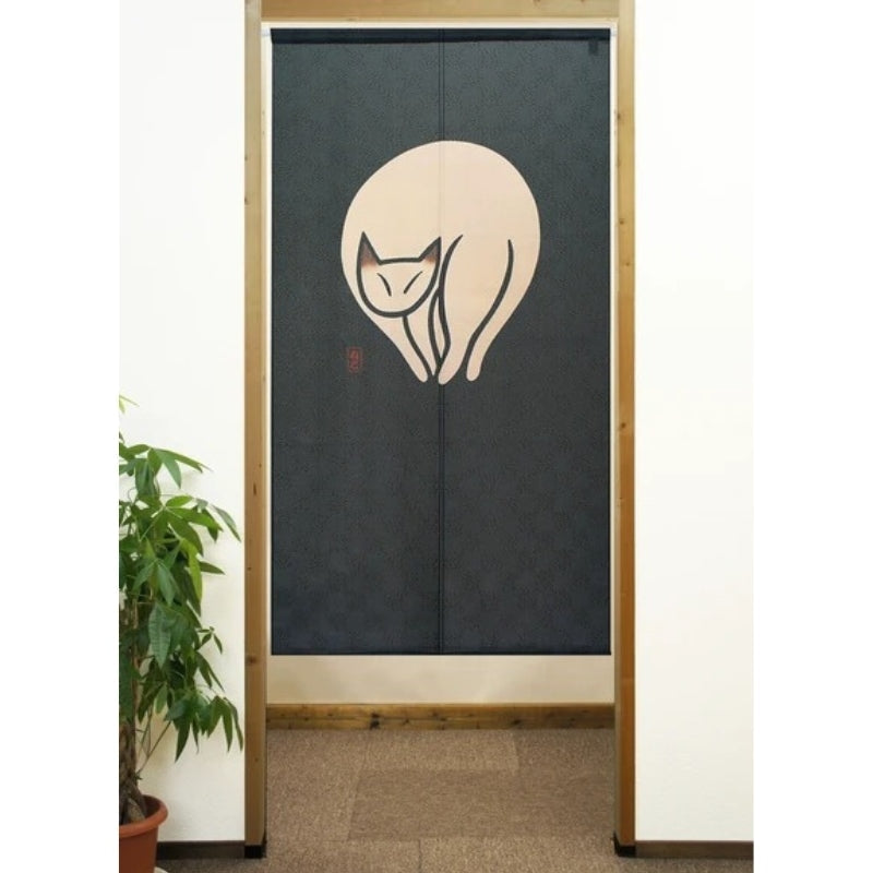 Japońska zasłona dla kota 85 x 150 cm