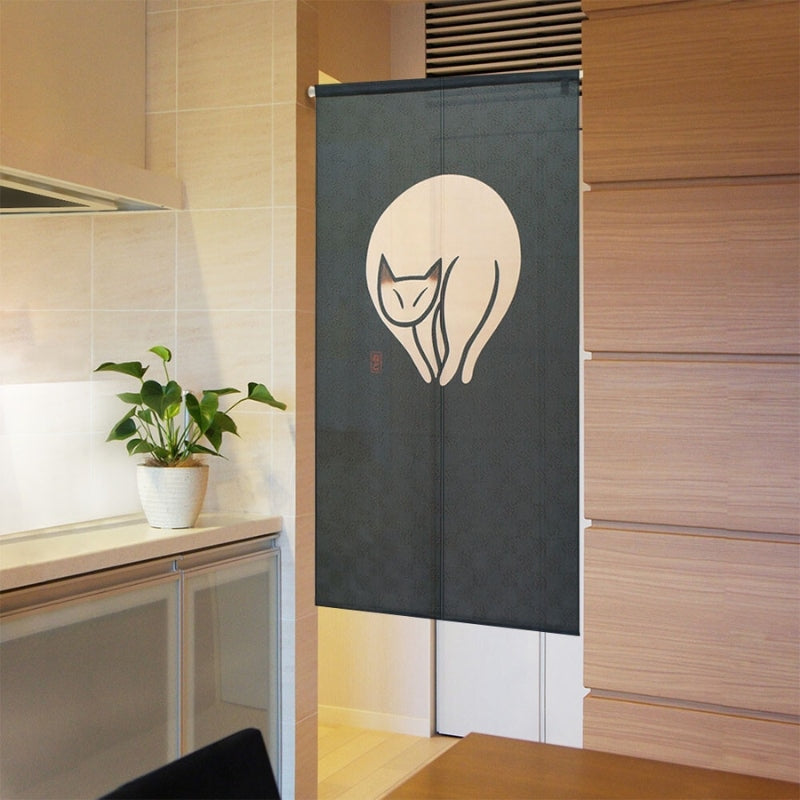 Japońska zasłona dla kota 85 x 150 cm