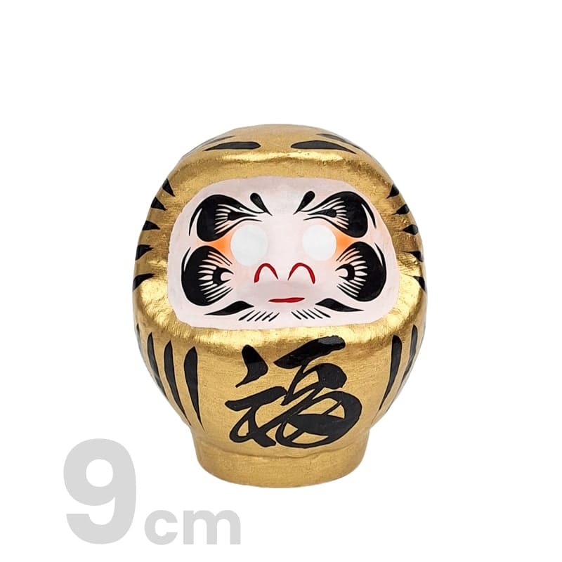 Japońska złota Daruma od 9 do 15 cm 9 cm