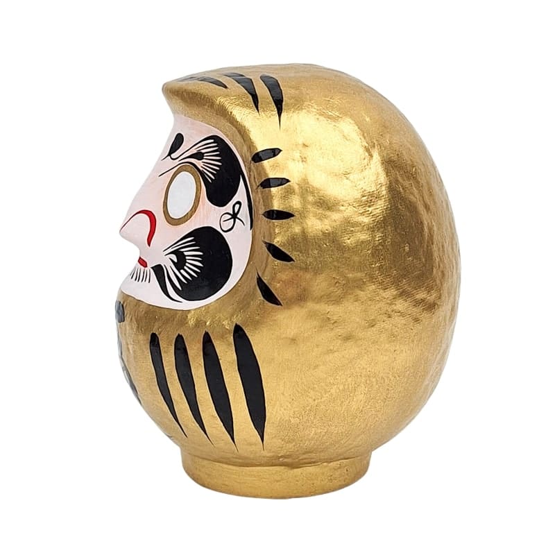 Japońska złota Daruma od 9 do 15 cm