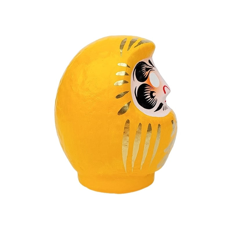 Japońska żółta Daruma od 9 do 15 cm