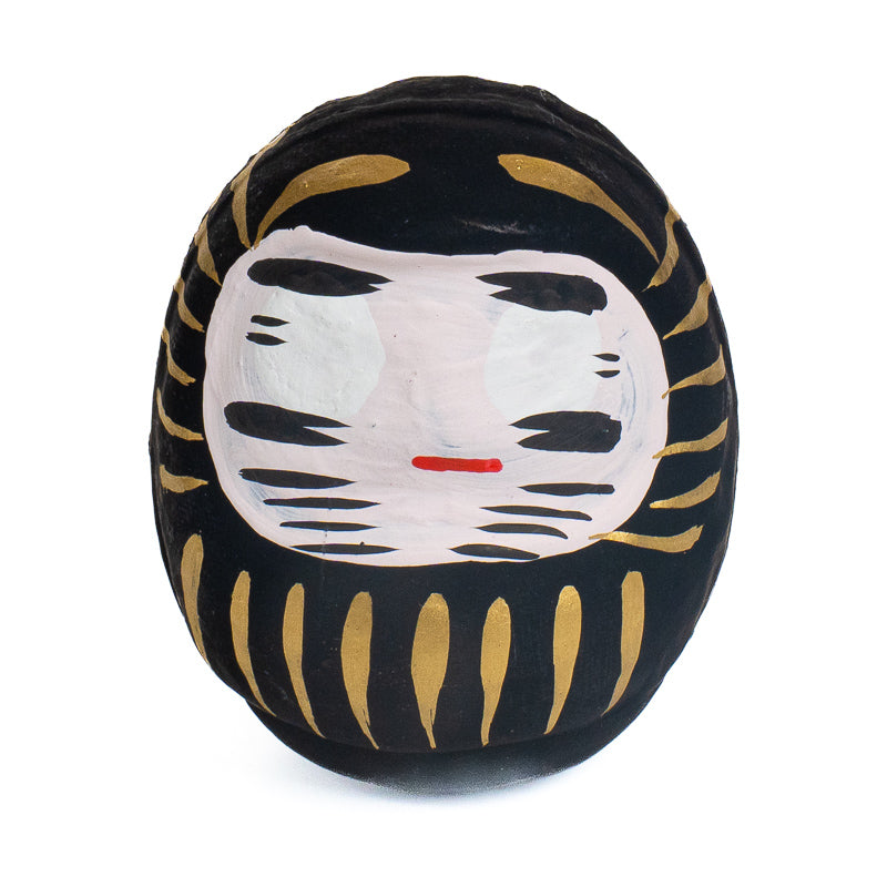 Japoński Daruma 6 cm - Różne Kolory Czarny