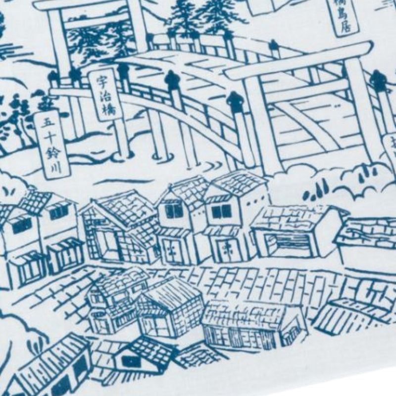 Japoński krajobraz Tenugui