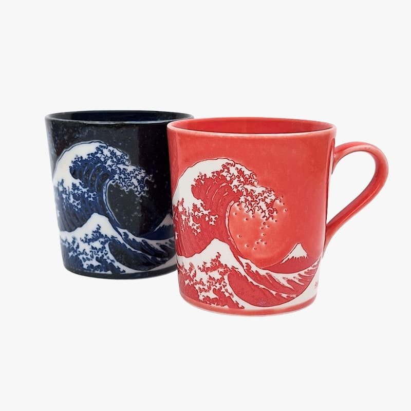 Japoński kubek Kanagawa Blue