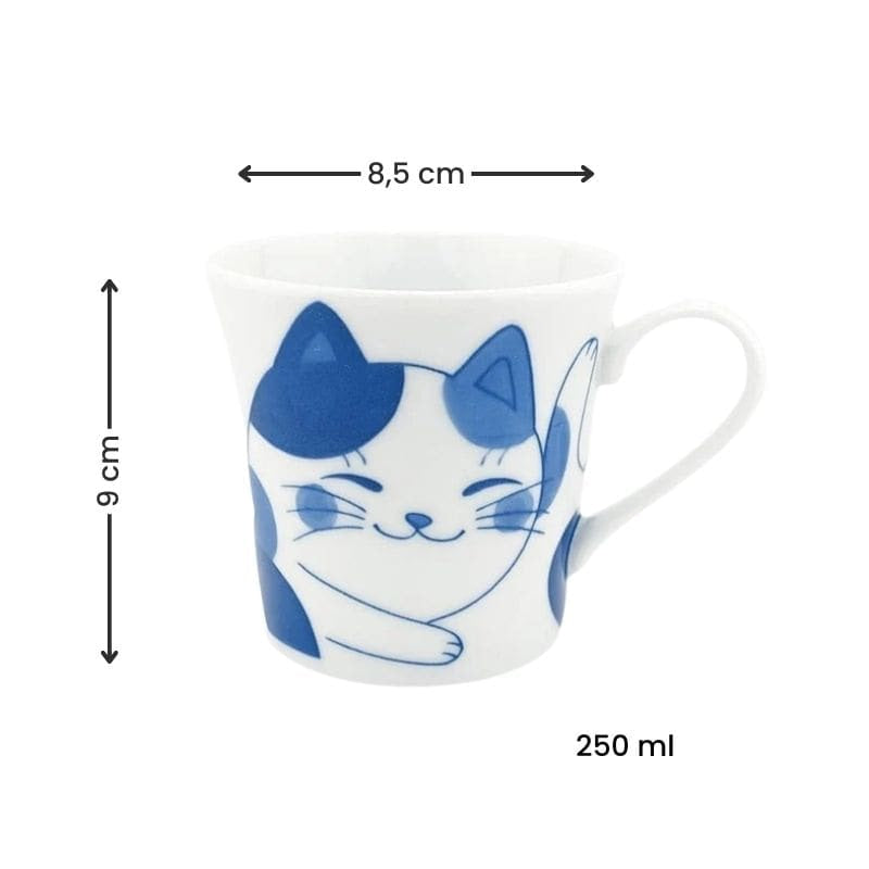 Japoński kubek z kotem Kawaii