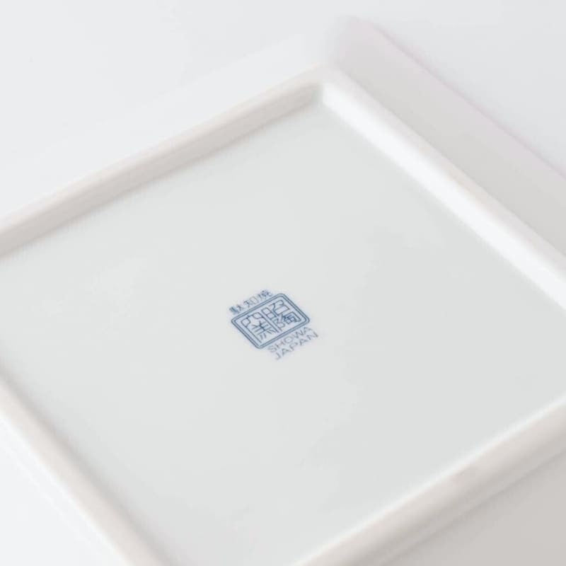 Japoński kwadratowy talerz Hokusai