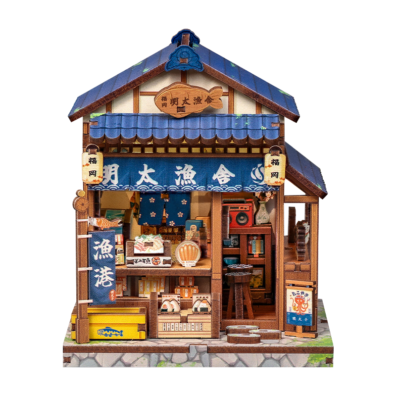 Japoński Mini Domek Drewniany Fukuoka Mentaiko Kitchen