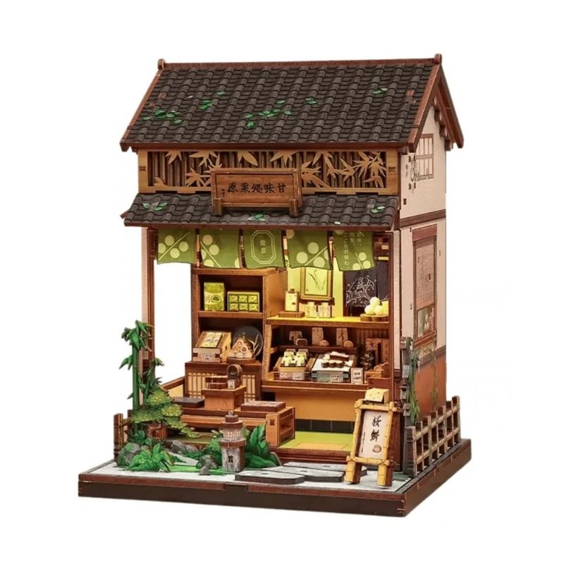 Japoński Miniaturowy Domek Drewniany Kanmi-Dokoro Herbaciarnia