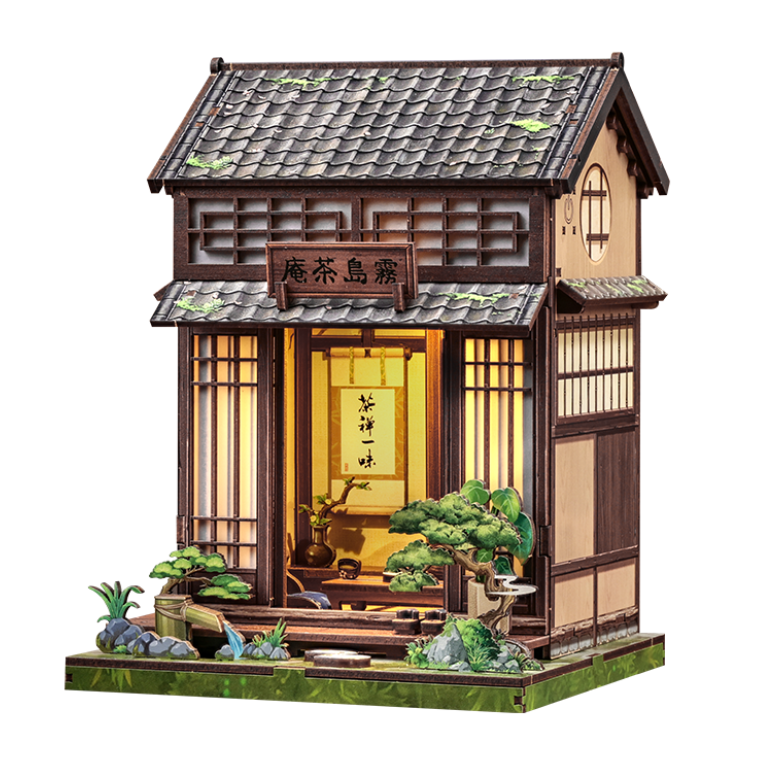 Japoński Miniaturowy Domek Drewniany Kirishima Cha-An
