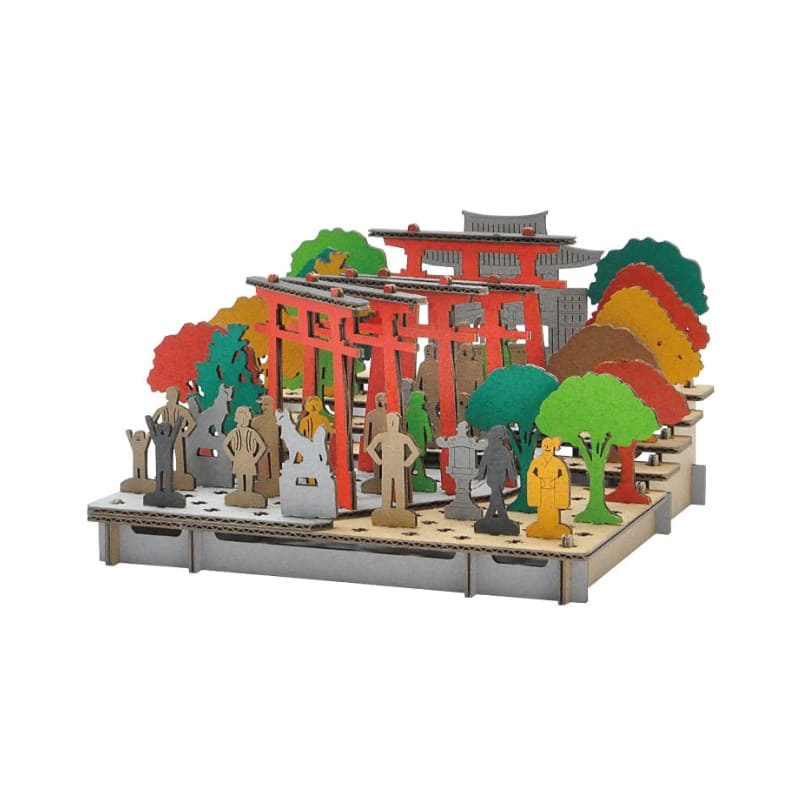 Japoński Miniaturowy Model - Świątynia Fushimi Inari