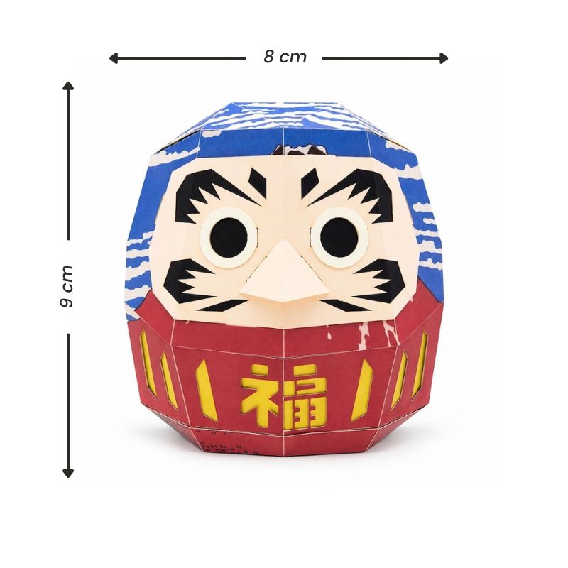 Japoński Model z Papieru - Daruma