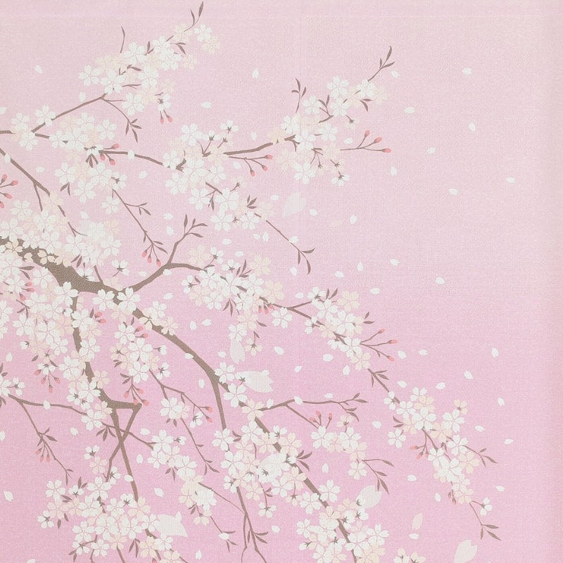Japoński Noren Sakura Usagi 85 x 150 cm