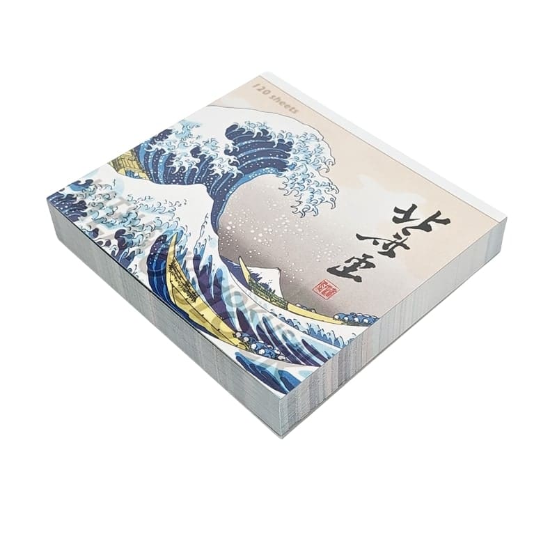 Japoński notatnik z nadrukiem Hokusai