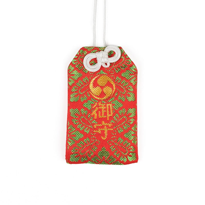 Japoński Omamori Tomoe Red