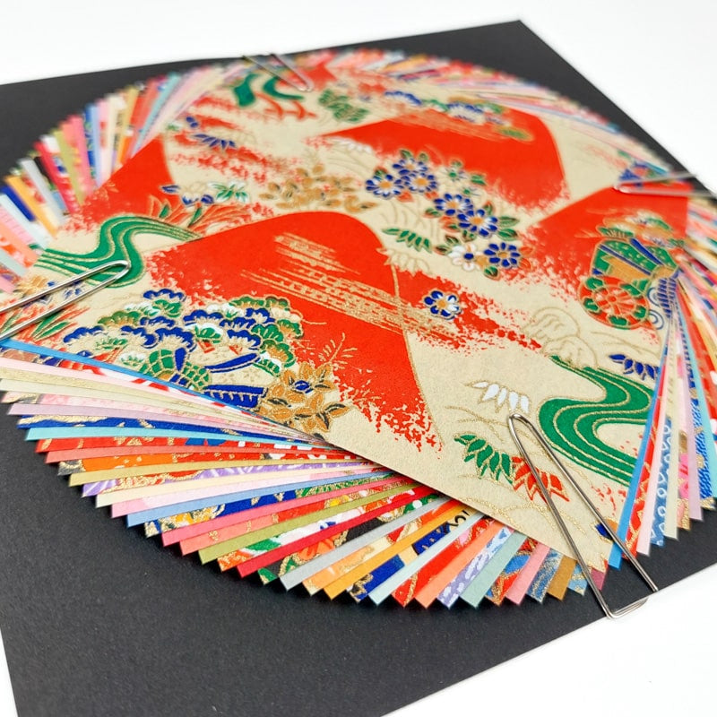 Japoński papier Washi Chiyogami 10x10 cm