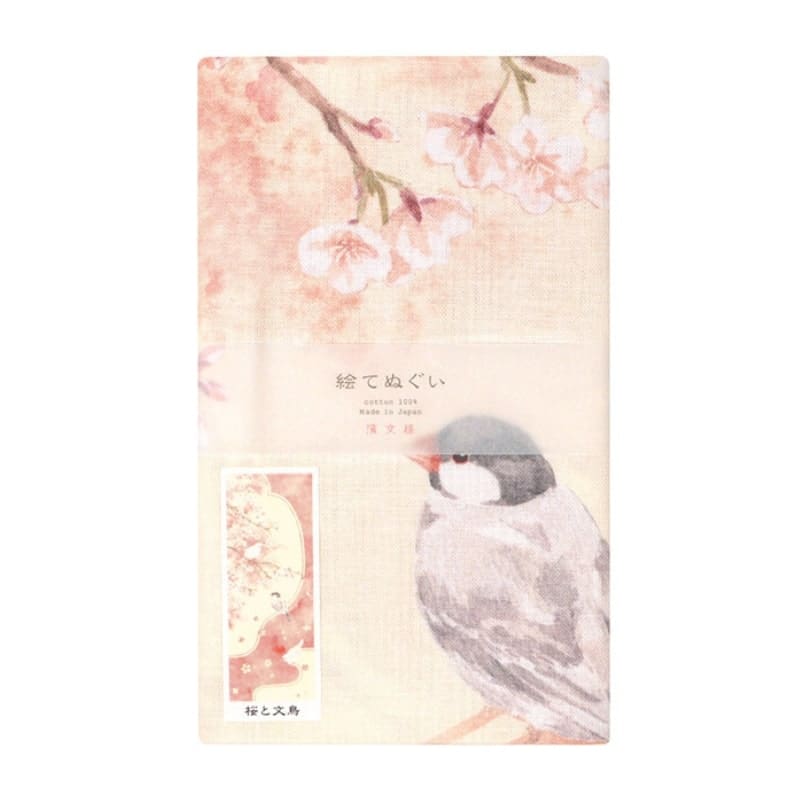 Japoński Tenugui Haru Tori