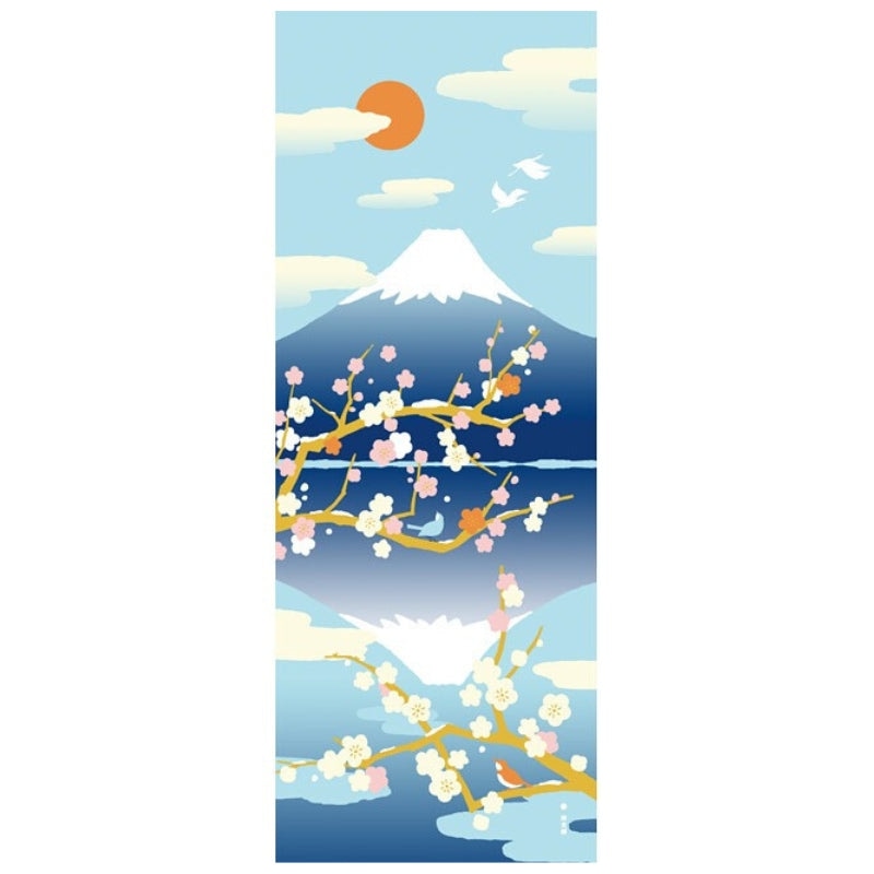 Japoński Tenugui Sakasa Fuji