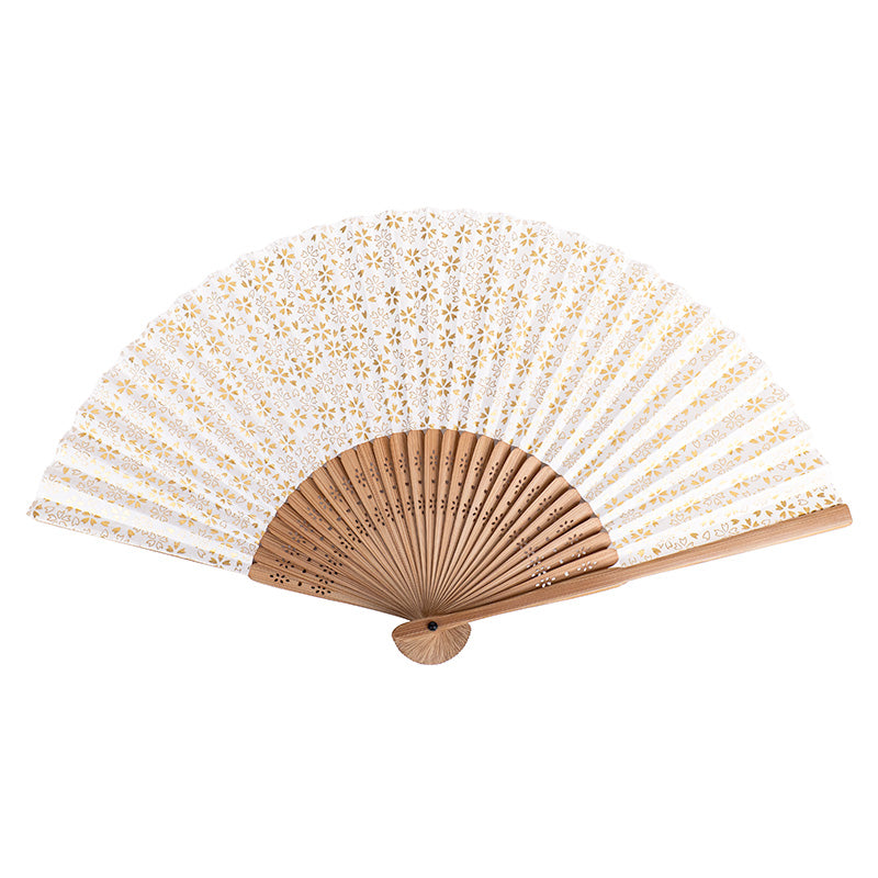 Japoński Wachlarz Uchiwa - Papier Washi Sakura