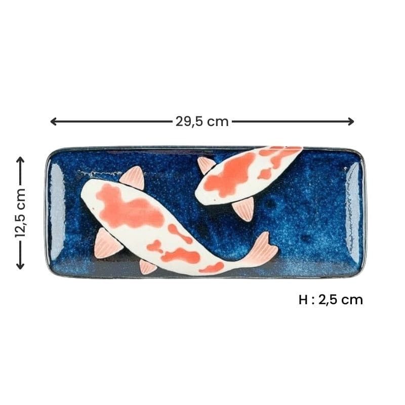 Japoński zestaw talerzy do sushi