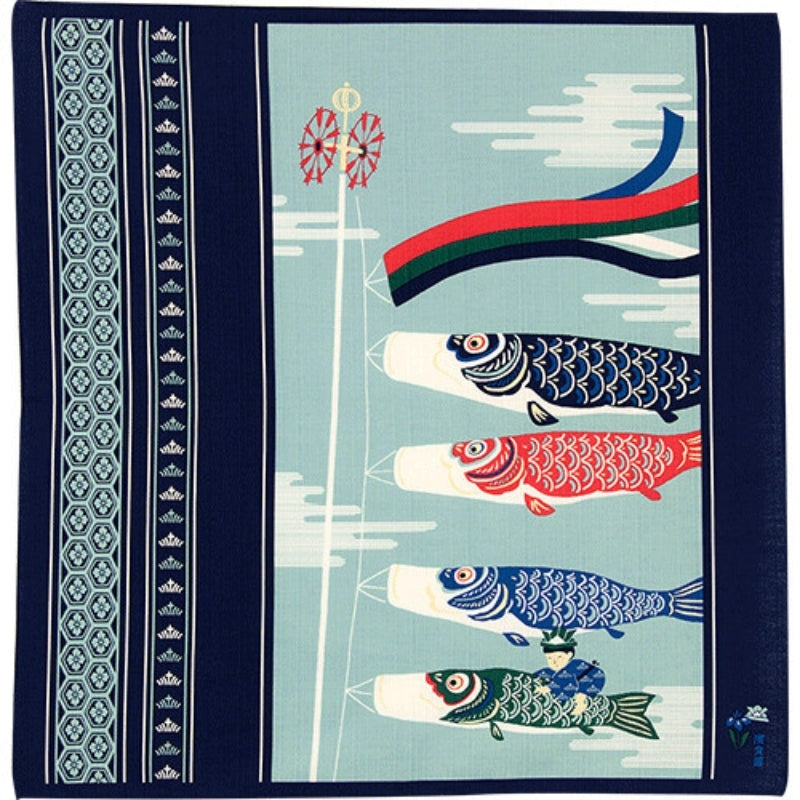 Japońskie Furoshiki Koïnobori 50x50 cm