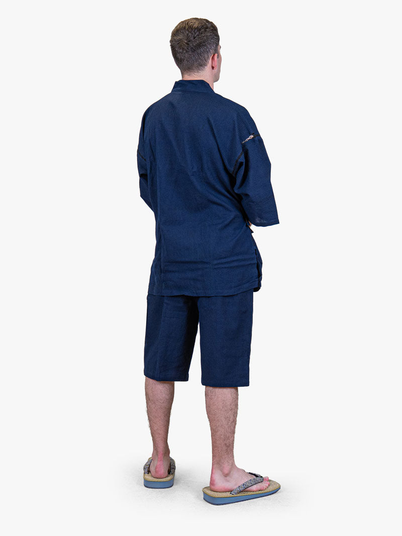 Japońskie Jinbei Męskie – Granatowe