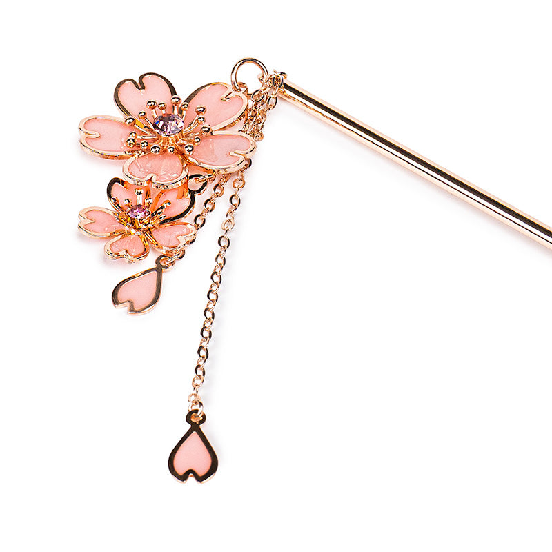 Japońskie Kanzashi - Kwiaty Sakura
